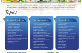 Image : Call For Paper  The 41st International Technical Conference on Circuits/Systems, Computers, and Communications 2026 (ITC-CSCC 2026)