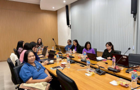 รูปภาพ : กองประชาสัมพันธ์ ร่วมการรายงานผลการดำเนินงานตามกรอบ EdPEx ภายใต้หน่วยงานสำนักงานอธิการบดี 
