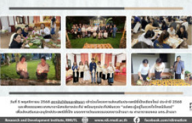 รูปภาพ : บุคลากรสถาบันวิจัยและพัฒนา มทร.ล้านนา เข้าร่วมโครงการส่งเสริมประเพณียี่เป็งเชียงใหม่ ประจำปี 2568