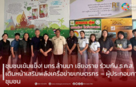 รูปภาพ : ชุมชนเข้มแข็ง! มทร.ล้านนา เชียงราย ร่วมกับ ธ.ก.ส. เดินหน้าเสริมพลังเครือข่ายเกษตรกร – ผู้ประกอบการชุมชน