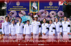 รูปภาพ : มทร.ล้านนา เชียงราย น้อมสำนึกในพระมหากรุณาธิคุณ ร่วมพิธีเฉลิมพระเกียรติ 2 วาระสำคัญ ครบรอบ 100 ปี ณ อำเภอพาน