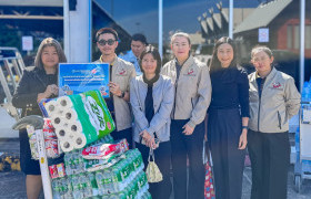 รูปภาพ : สาขาครุศาสตร์อุตสาหกรรมและเทคโนโลยี คณะวิศวกรรมศาสตร์ มทร.ล้านนา เชียงใหม่ ร่วมบริจาคสิ่งของช่วยผู้ประสบอุทกภัยภาคใต้