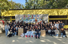 รูปภาพ : โครงการสถาปัตย์สัมพันธ์ ปี 3 – ร่วมใจพัฒนาชุมชน ทาสีรั้วโรงเรียนบ้านใหม่สวรรค์