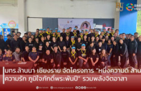 รูปภาพ : มทร.ล้านนา เชียงราย จัดโครงการ “หนึ่งความดี ล้านความรัก ภูมิใจภักดิ์พระพันปี” รวมพลังจิตอาสาเพื่อสังคม