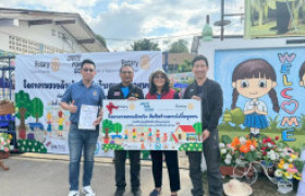 รูปภาพ : มทร.ล้านนา ร่วมเครือข่ายโรตารี จัดกิจกรรมศิลป์สร้างสรรค์เพื่อชุมชน ณ โรงเรียนบ้านจำบอน”