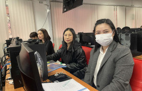 รูปภาพ : ตัวแทนบุคลากรกองประชาสัมพันธ์เข้าร่วมการซักซ้อมระบบเบิกจ่ายค่าใช้จ่ายเดินทางไปราชการด้วยอิเล็กทรอนิกส์