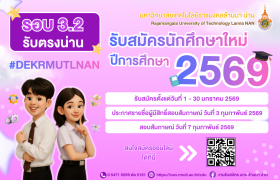 รูปภาพ : รอบ 3.2 รับตรงน่าน