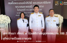 รูปภาพ : มทร.ล้านนา เชียงราย ร่วมพิธีบำเพ็ญกุศลสตมวาร 100 วัน อุทิศถวายเป็นพระราชกุศล