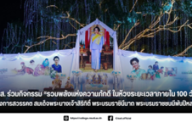 รูปภาพ : วทส. ร่วม  “รวมพลังแห่งความภักดี ในห้วงระยะเวลาภายใน 100 วัน แห่งการสวรรคต สมเด็จพระนางเจ้าสิริกิติ์ พระบรมราชินีนาถ พระบรมราชชนนีพันปีหลวง” 
