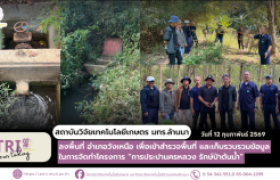 รูปภาพ : สวก. มทร.ล้านนา ลงพื้นที่ อำเภอวังเหนือ เพื่อเข้าสำรวจพื้นที่ และเก็บรวบรวมข้อมูลในการจัดทำโครงการ “การประปานครหลวง รักษ์ป่าต้นน้ำ“