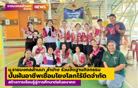 รูปภาพ : ม.ราชมงคลล้านนา ลำปาง ร่วมจัดฐานกิจกรรมการเรียนรู้ Dream To Done : ปั้นฝันอาชีพเชื่อมโยงโลกไร้ขีดจำกัด สร้างการเรียนรู้สู่การศึกษาต่อในอนาคต