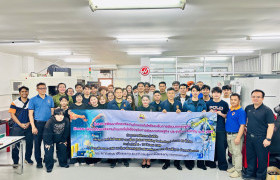 รูปภาพ : หลักสูตรวิศวกรรมอุตสาหการ จัดอบรมเชิงปฏิบัติการเทคโนโลยีหุ่นยนต์เชื่อม พัฒนาทักษะนักศึกษารับตลาดแรงงานยุคใหม่