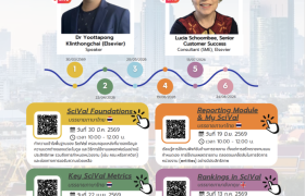 รูปภาพ : ขอเชิญอาจารย์ บุคลากร และนักศึกษา มทร.ล้านนา ทุกท่านเข้าร่วมรับฟังการสัมมนาออนไลน์ SciVal Webinar Series for Thailand