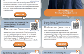 รูปภาพ : ขอเชิญอาจารย์ บุคลากร และนักศึกษา มทร.ล้านนา ทุกท่านเข้าร่วมรับฟังการสัมมนาออนไลน์ Scopus Webinar Series For Thailand