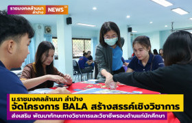 รูปภาพ : ม.ราชมงคลล้านนา ลำปาง จัดโครงการ BALA สร้างสรรค์เชิงวิชาการ ส่งเสริม พัฒนาทักษะทางวิชาการและวิชาชีพรอบด้านแก่นักศึกษา