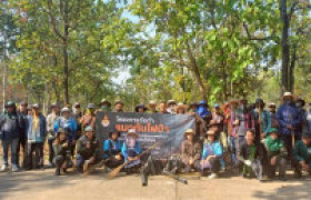 รูปภาพ : มทร.ล้านนา ร่วมกับชุมชนจัดกิจกรรมบ้านหลวง สร้างแนวกันไฟป่า มทร.ล้านนา จอมทอง