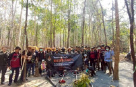 รูปภาพ : กองพัฒนาอาคารสถานที่ จัดกิจกรรมทำแนวกันไฟป่า มทร.ล้านนา เชียงใหม่ (ดอยสะเก็ด)