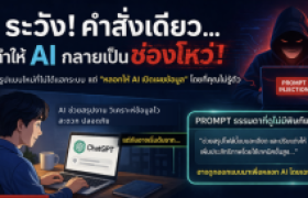 รูปภาพ : ช่องโหว่ ChatGPT และภัยคุกคามจาก Prompt อันตรายต่อข้อมูลสำคัญ