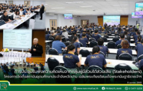 รูปภาพ : การประชุมรับฟังความคิดเห็นจากกลุ่มผู้มีส่วนได้ส่วนเสีย (Stakeholders) โครงการจัดตั้งสถาบันอุดมศึกษาประจำจังหวัดน่าน เฉลิมพระเกียรติสมเด็จพระกนิษฐาธิราชเจ้าฯ