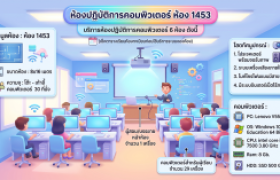 รูปภาพ : ห้องปฏิบัติการคอมพิวเตอร์ ห้อง 1453