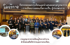 รูปภาพ : โครงการกิจกรรมถอดบทเรียนและนำเสนอผลการบูรณาการการเรียนการสอนเพื่อการเป็นผู้ประกอบการ