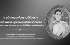 รูปภาพ : เสด็จสู่แดนสรวง สมเด็จพระเจ้าลูกเธอ เจ้าฟ้าพัชรกิติยาภา นเรนทิราเทพยวดี กรมหลวงราชสาริณีสิริพัชร มหาวัชรราชธิดา ไทยทั้งปวงน้อมสำนักในพระมหากรุณาธิคุณตราบนิรันดร์