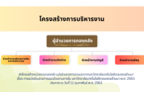 รูปภาพ : โครงสร้างการบริหารงาน