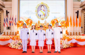รูปภาพ : มทร.ล้านนา ร่วมพิธีเจริญพระพุทธมนต์ถวายพระกุศล เฉลิมพระเกียรติสมเด็จพระเจ้าน้องนางเธอ เจ้าฟ้าจุฬาภรณวลัยลักษณ์ อัครราชกุมารี กรมพระศรีสวางควัฒน วรขัตติยราชนารี เนื่องในโอกาสวันคล้ายวันประสูติ 