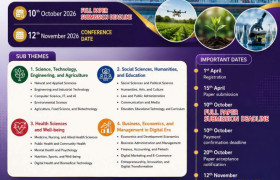 รูปภาพ : Call for Papers : The 8th International Conference on Sciences and Social Sciences 2026 (ICSSS 2026)