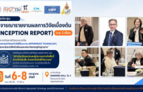 รูปภาพ : เครือข่ายราชมงคลร่วมขับเคลื่อน Appropriate Technology เข้าร่วมการประชุมพิจารณา Inception Report ระยะ 2 เดือน มุ่งยกระดับรายได้ครัวเรือนและเศรษฐกิจฐานราก
