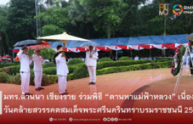 รูปภาพ : มทร.ล้านนา เชียงราย ร่วมพิธี “ตานหาแม่ฟ้าหลวง” ประจำปี 2569 น้อมรำลึกในพระมหากรุณาธิคุณสมเด็จพระศรีนครินทราบรมราชชนนี