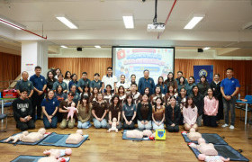 รูปภาพ : มทร.ล้านนา จัดอบรมการปฐมพยาบาลเบื้องต้นและทักษะการช่วยชีวิตขั้นพื้นฐาน ยกระดับทักษะการช่วยเหลือผู้ประสบเหตุฉุกเฉินแก่บุคลากรและนักศึกษา