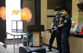 รูปภาพ : มทร.ล้านนา จัดอบรมป้องกันและระงับอัคคีภัย ฝึกอพยพหนีไฟ ยกระดับความปลอดภัยในสถานศึกษา