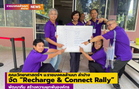 รูปภาพ : คณะวิทยาศาสตร์ฯ มทร.ล้านนา ลำปาง จัด “Recharge & Connect Rally” พัฒนาทีม สร้างความผูกพันองค์กร