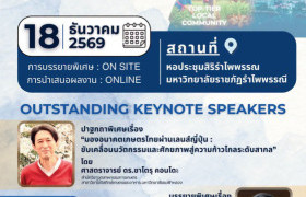 รูปภาพ : เปิดรับการส่งบทความวิจัย ในการประชุมวิชาการระดับชาติ วิจัยรำไพพรรณี ครั้งที่ 20