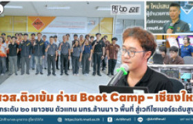 รูปภาพ : สวส.ติวเข้ม ค่าย Boot Camp – เชียงใหม่ ยกระดับ ๒๐ เยาวชน ตัวแทน มทร.ล้านนา ๖ พื้นที่ สู่เวทีไซเบอร์ระดับสูงฯ
