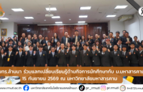 รูปภาพ : มทร.ล้านนา ร่วมแลกเปลี่ยนเรียนรู้ด้านกิจการนักศึกษากับ ม.มหาสารคาม