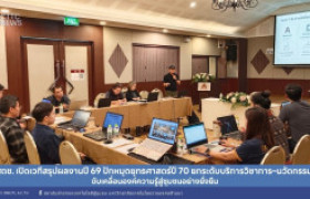 รูปภาพ : สถช. สรุปผลงานปี 69 ปักหมุดยุทธศาสตร์ปี 70 ยกระดับบริการวิชาการ–นวัตกรรม สร้างผลลัพธ์สู่ชุมชนอย่างยั่งยืน