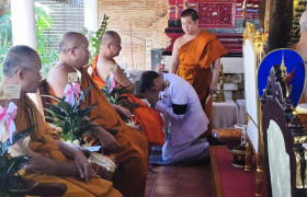 รูปภาพ : มทร.ล้านนา ร่วมพิธีถวายการต้อนรับสัญญาบัตร พัดยศ พระราชาคณะชั้นสามัญ