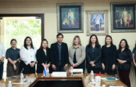 รูปภาพ : การประชุมร่วมกับ Alberta Bureau for International Education (ABIE) ประเทศแคนาดา