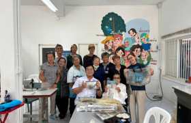 รูปภาพ : คณะวิทยาศาสตร์และเทคโนโลยีการเกษตร มทร.ล้านนา ตาก  เป็นวิทยากรให้ความรู้ “โครงการอัพไซเคิลถุงน้ำยาล้างไตเพื่อความยั่งยืน”